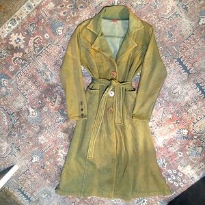 Olive Green Trench Coat